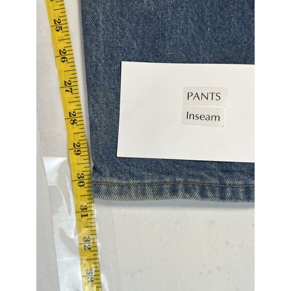 Mens Rustler 36x30 Blue Denim Jeans 100% Cotton Relaxed Fit - Picture 8 of 10